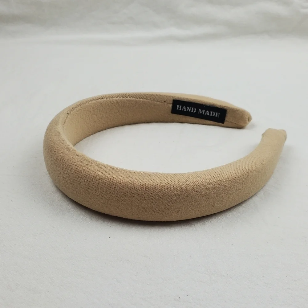 Wide fabric hand made headband hair accessories